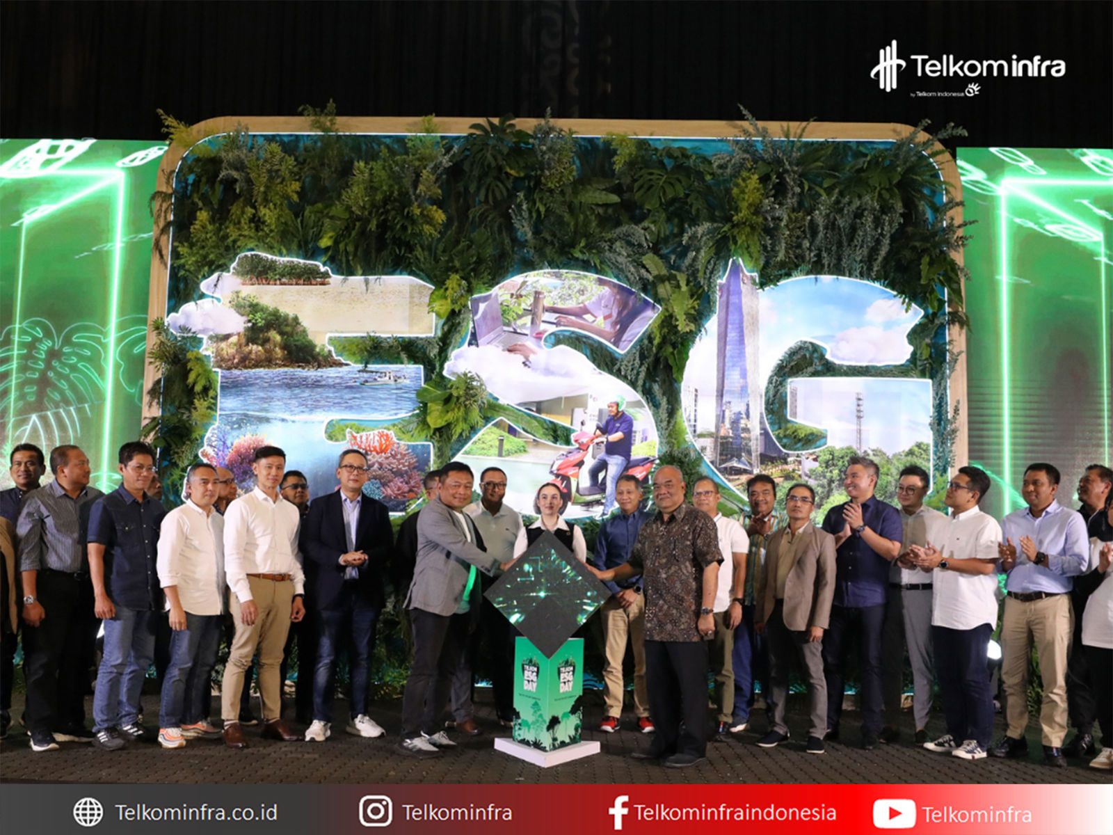 TELKOMINFRA MENDUKUNG TELKOM INDONESIA LUNCURKAN PROGRAM EXIST ESG