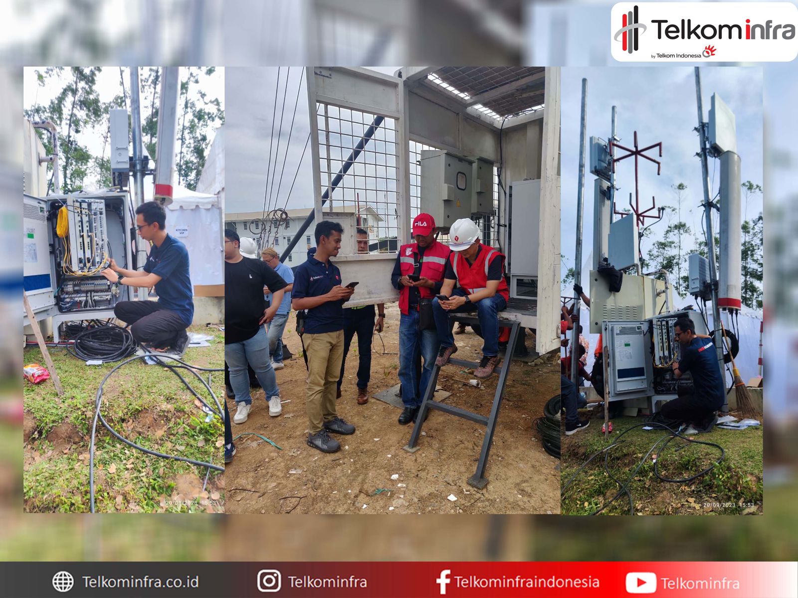 TELKOMINFRA TURUT AMBIL BAGIAN OPTIMALISASI LAYANAN JARINGAN HANDAL PADA KUNJUNGAN KERJA PRESIDEN REPUBLIK INDONESIA