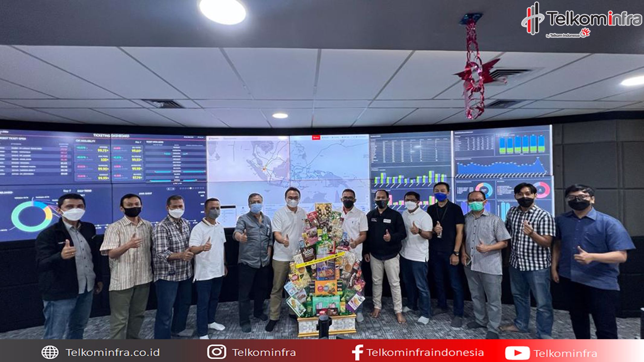 DIREKSI TELKOMINFRA PASTIKAN LAYANAN POSKO RAFI 2022 IOC TELKOMINFRA