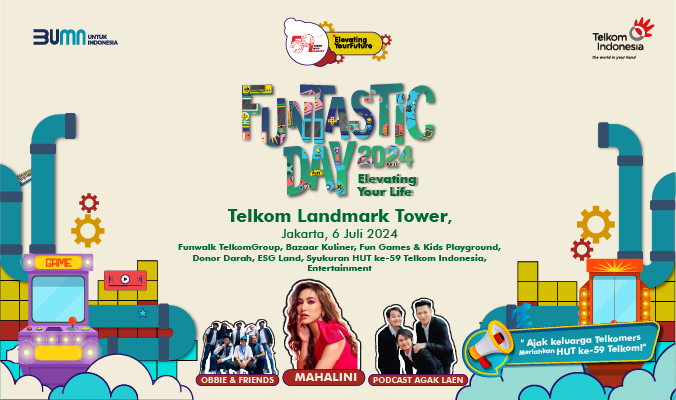 HUT TELKOM INDONESIA KE-59 ADAKAN FUNTASTIC DAY 2024
