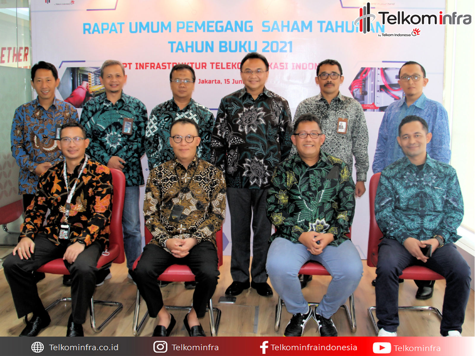 TELKOMINFRA SUKSES SELENGGARAKAN RUPS TAHUNAN TAHUN BUKU 2021